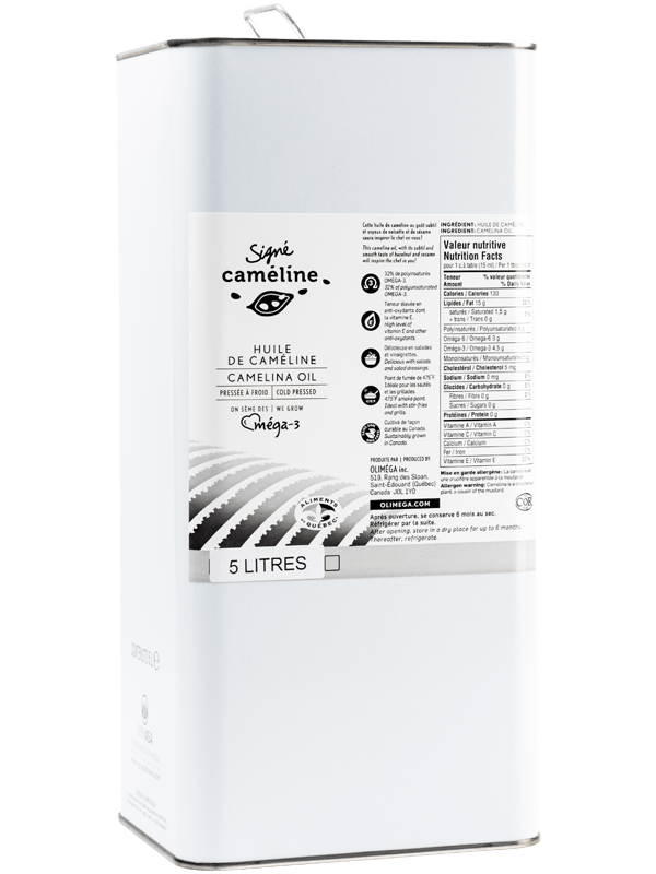 huile de caméline 5 litres