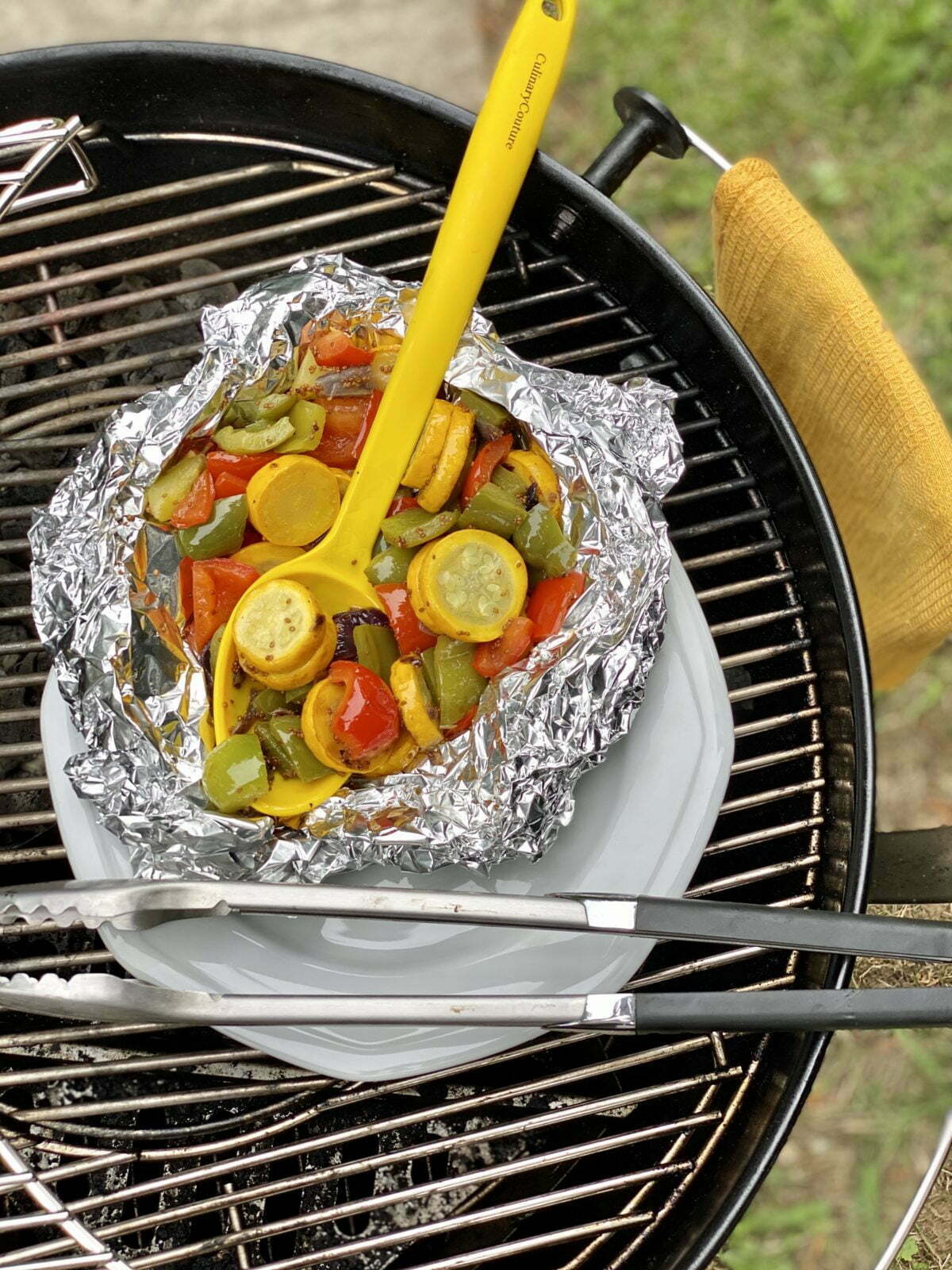Légumes en papillottes à la caméline bbq