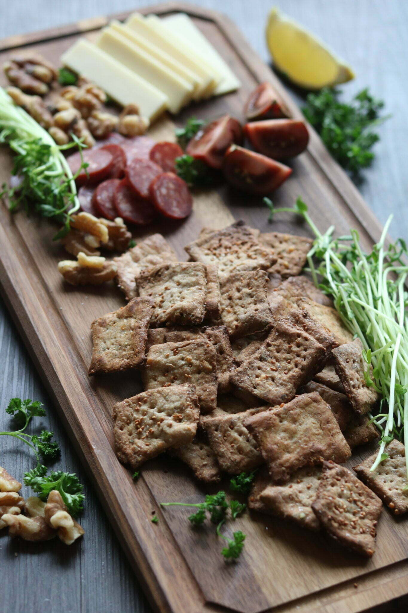 craquelins parmesan origan et caméline