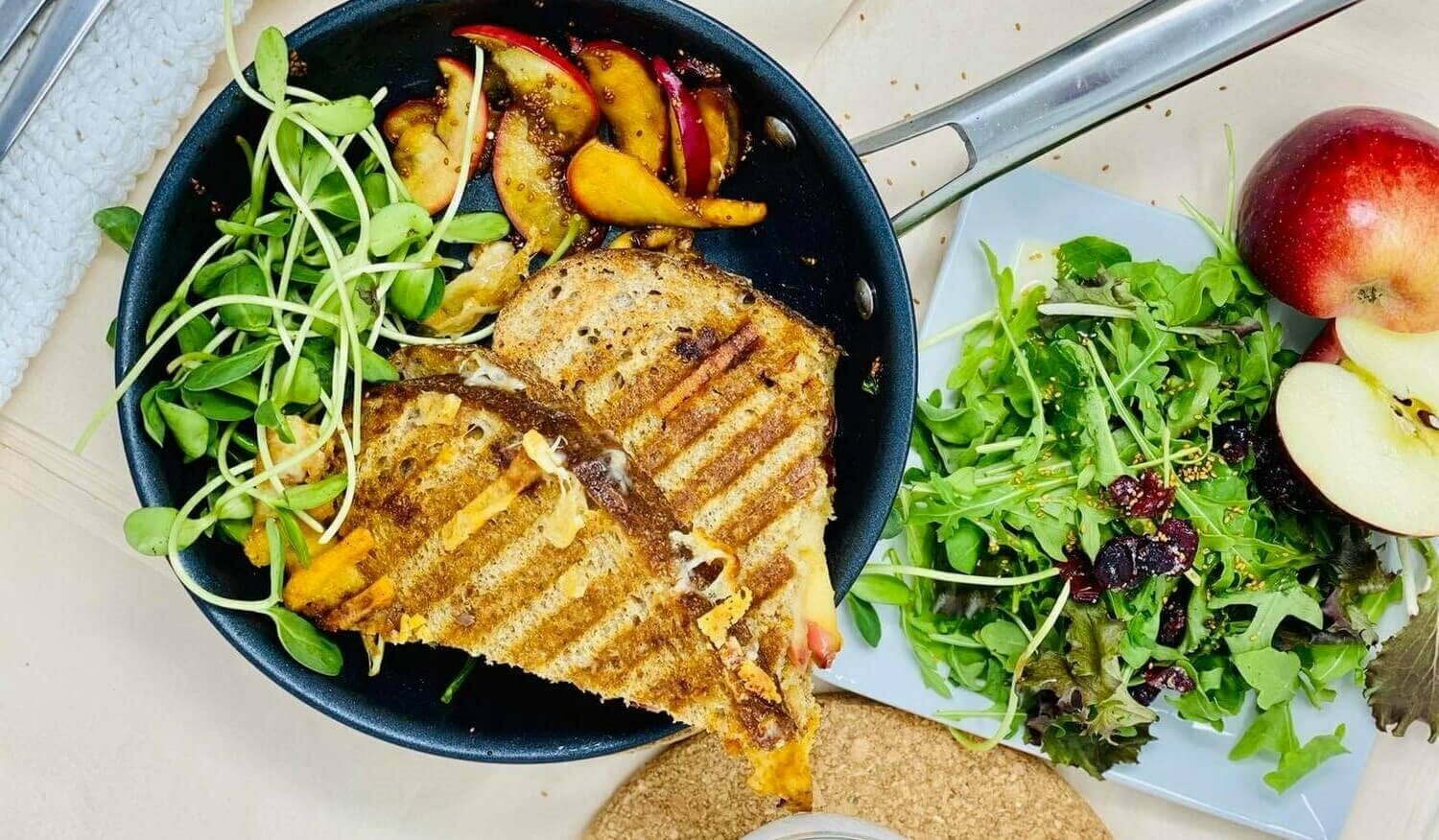 grilled cheese de luxe fromage et caméline