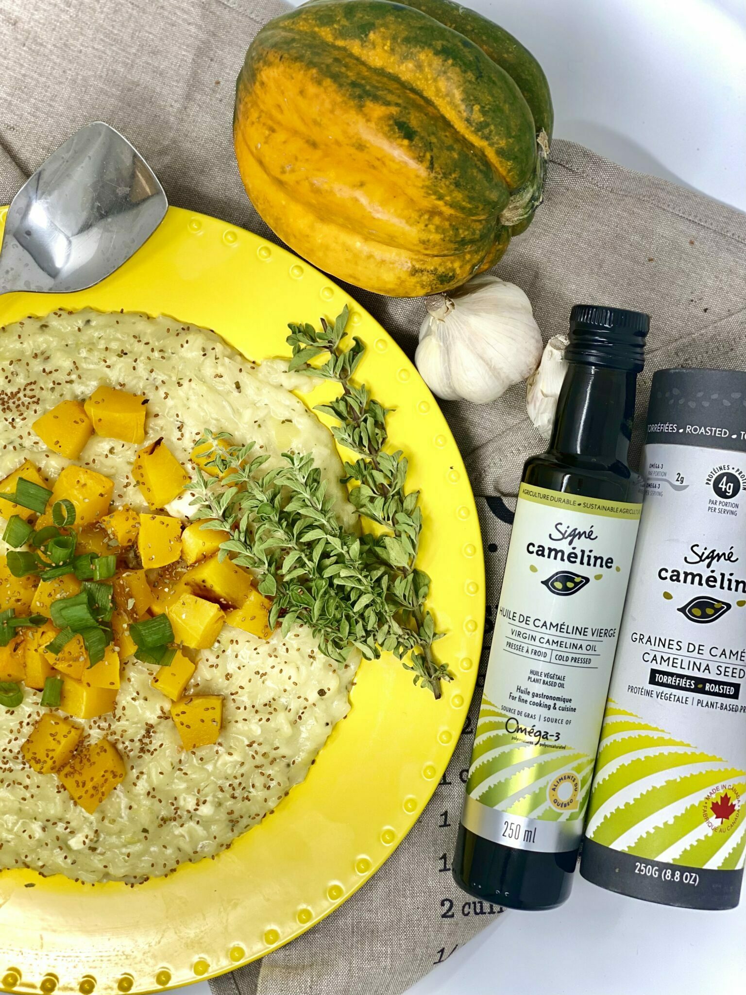 risotto courge musquee cameline