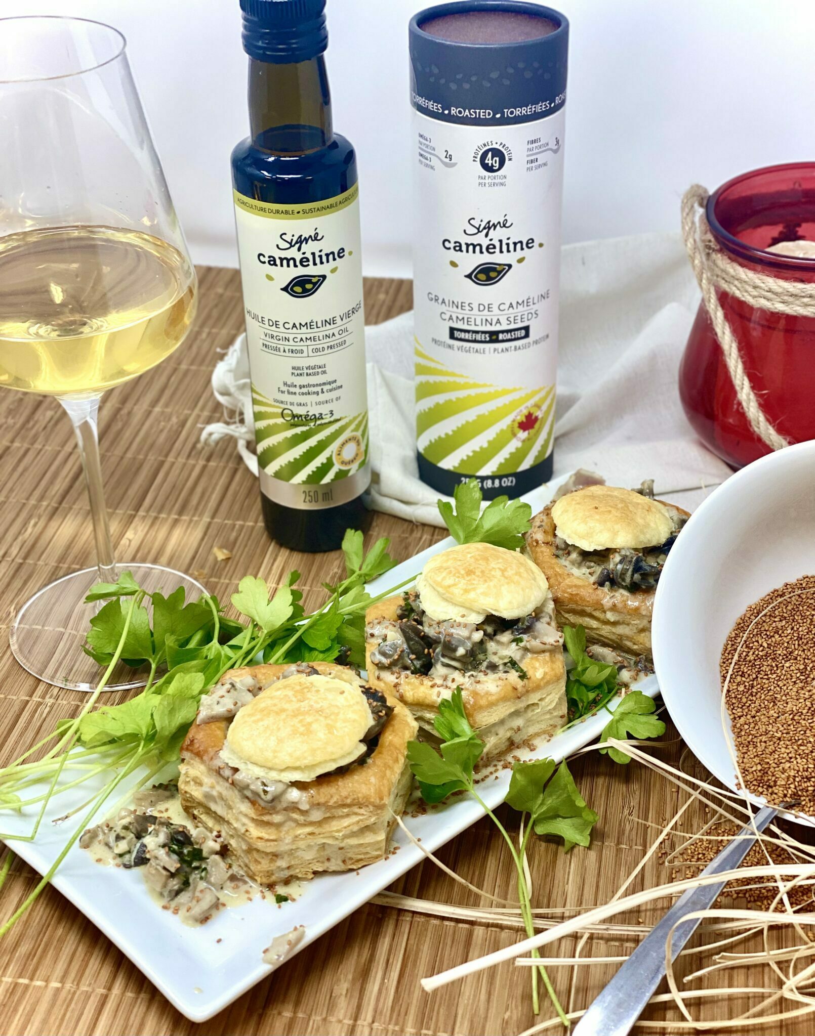 vol au vent escargots caméline