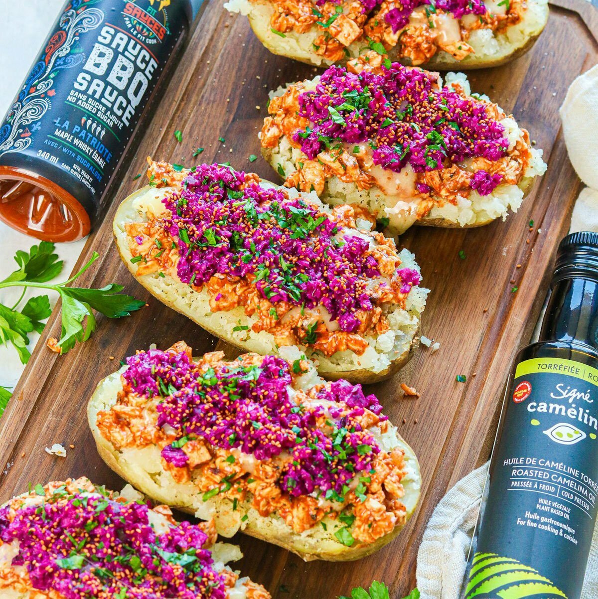 pommes de terre caméline poulet chou